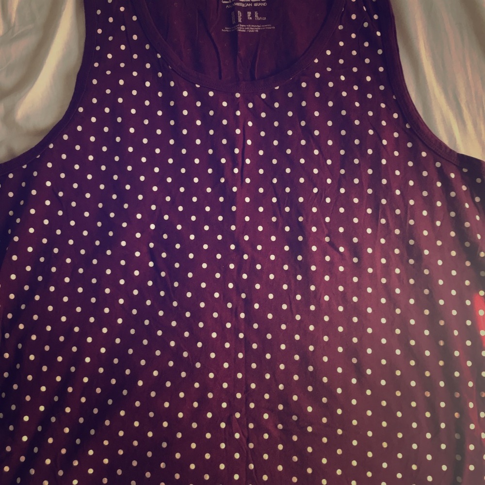 Polka dot tank top